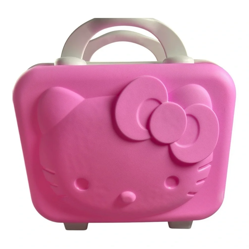 Hello Kitty Pink/Purple/Green Carry-On Hard-Shell Case